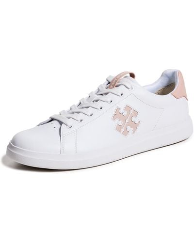 Tory Burch Double T Howell Court Sneakers - White