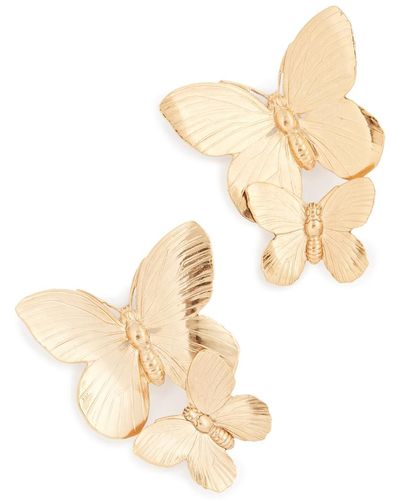 Jennifer Behr Papillon Earrings - White