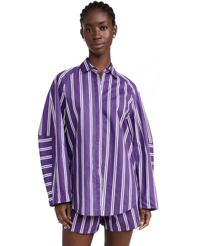 Mikoh Swimwear Paseo Shirt - Purple