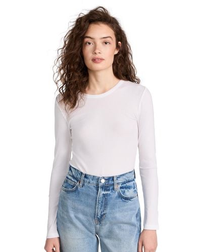 WSLY Rivington Ribbed Top - White