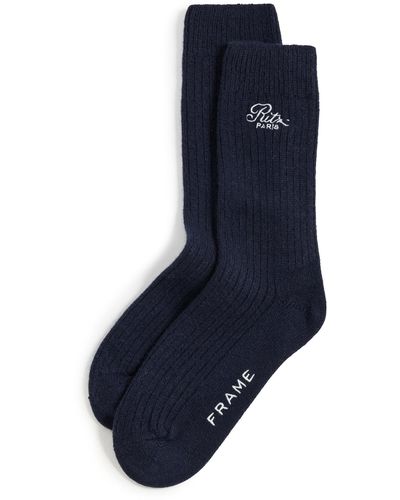 FRAME X Ritz Paris Socks - Blue