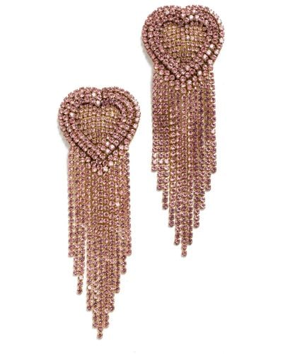 Deepa Gurnani Kaylie Earrings - Pink