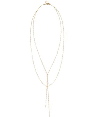 Lana Jewelry 14k Blake Necklace - White