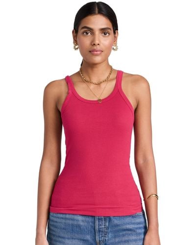 RE/DONE Ribbed Tank - Red