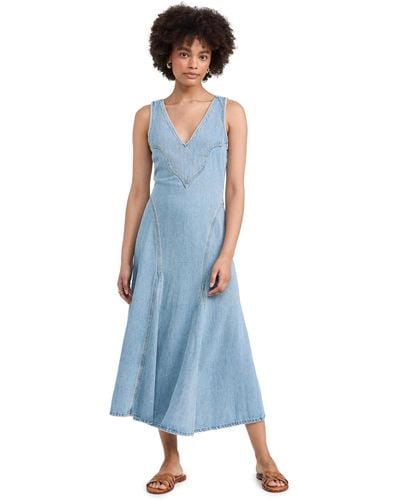 RE/DONE Western Denim Dress - Blue