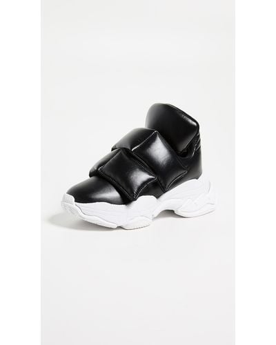 Jeffrey Campbell Retina Velcro Sneakers - Black