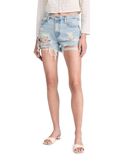 FRAME The Vintage Relaxed Shorts - Blue