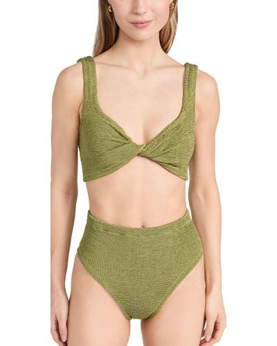Hunza G Jamie Bikini Set - Green