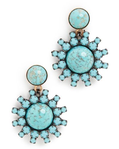 Elizabeth Cole Roscoe Earrings - Blue