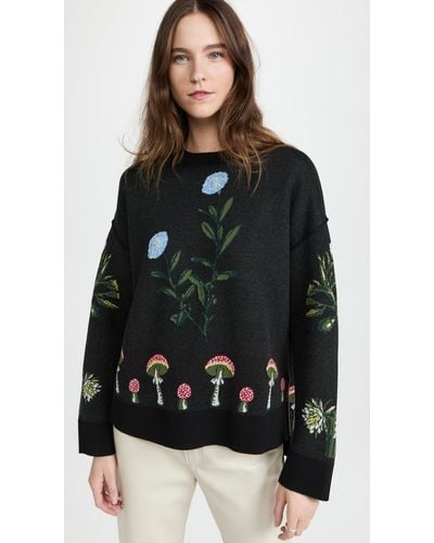 Monse Magic Garden Sweater - Black