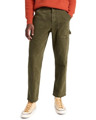Alex Mill Painter Pant In Recycled Denim - Green