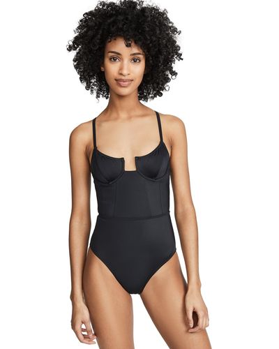 Solid & Striped The Veronica One Piece - Black