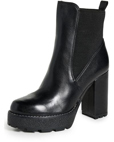 SCHUTZ SHOES Billie Platform Booties 9 - Black