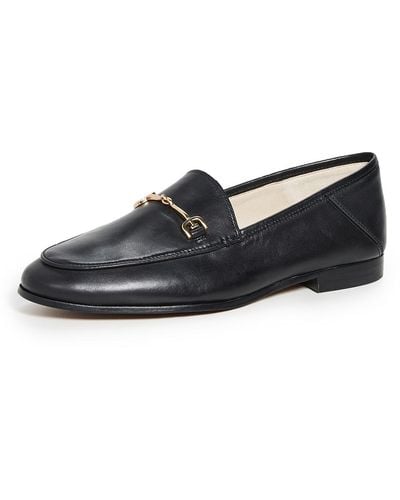 Sam Edelman Loraine' Horsebit Leather Step-in Loafers - Black