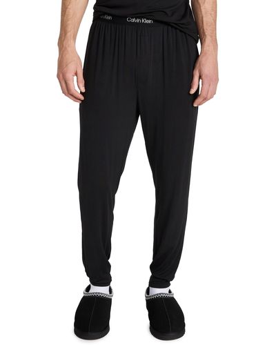 Calvin Klein Cavin Kein Underwear Utra Soft Modern Ounge sweatpants Back X - Black