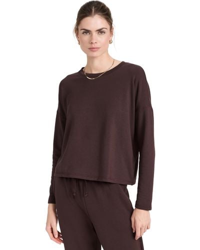 MWL by Madewell Wl By Adewell Superbrushed Easygoing Sweatshirt - Brown