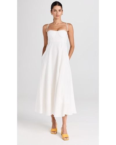 Pixie Market Antonia Padded Bra Dress - White