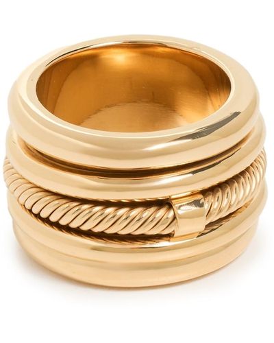 Soko Uzi Statement Ring - Metallic