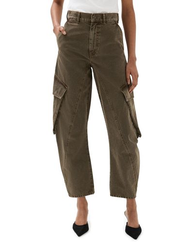 JW Anderson Twisted Cargo Pants - Green