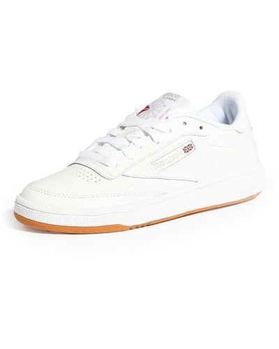 Reebok Club C 5 Classic Lace Up Sneakers - White