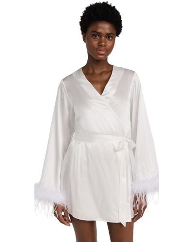 Satin Robes, robe dresses and bathrobes for Women | Lyst