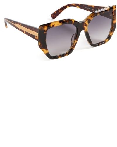 Stella McCartney Oversized Cat Eye Sunglasses - Black