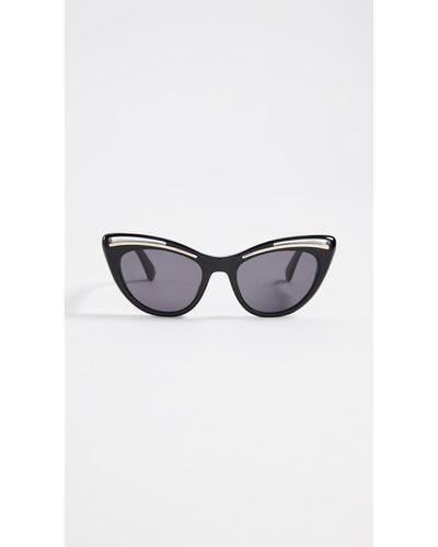 Moschino Cat Eye Sunglasses - Black