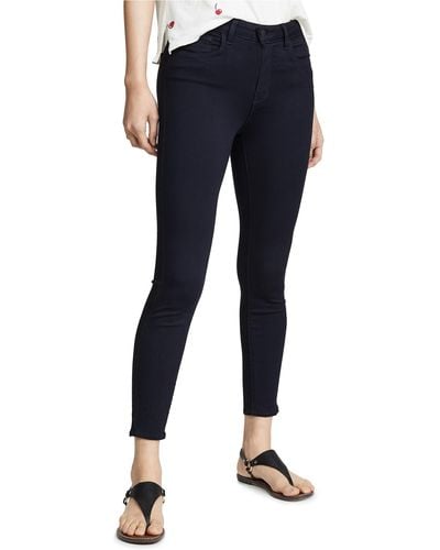 L'Agence Margot High Rise Lightweight Ankle Skinny Jeans - Blue
