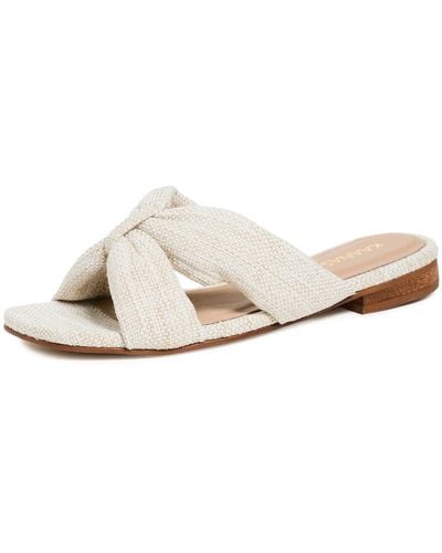Kaanas Pacifico Chunky Crisscross Sandals - White