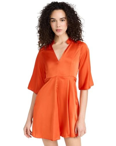 KAHINDO Sunset Mini Dress - Orange