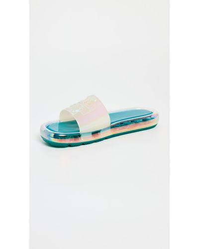 Tory Burch Bubble Jelly Sandals - Blue