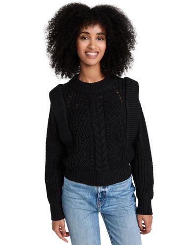 English Factory Engish Factory Knitted Sweater Back - Black