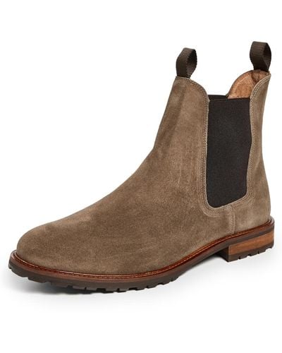 Shoe The Bear York Water Repellent Suede Boots - Brown