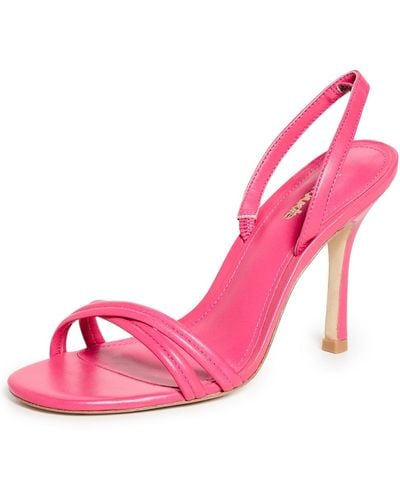 Larroude Annie Singback Sandals 6 - Pink