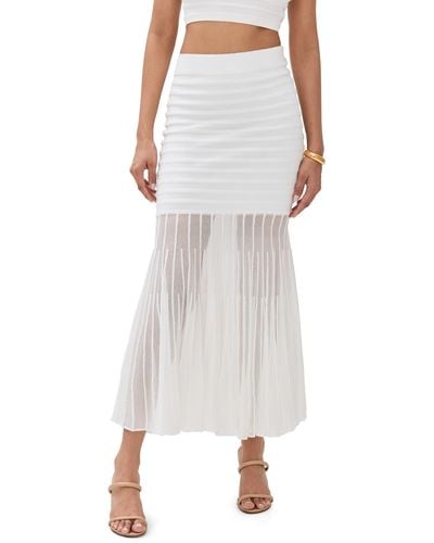 Alexis Franki Knit Skirt - White