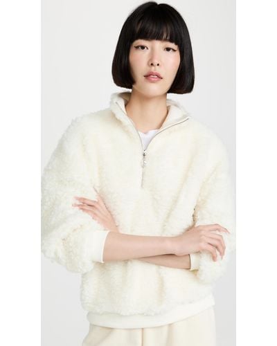 Moon River Sherpa Sweater - White