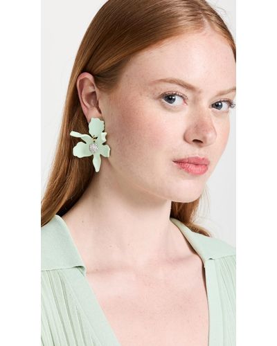 Lele Sadoughi Small Crystal Lily Earrings - Multicolour