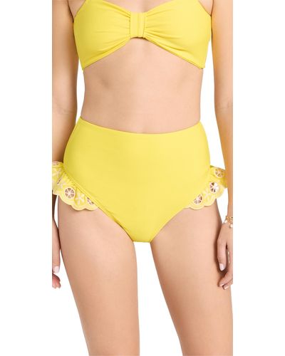 Sea Arabea Emb Bikini Bottoms Yeow - Yellow