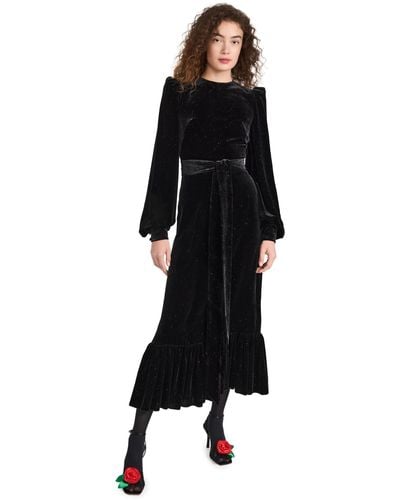 The Vampire's Wife The Villanelle Dress - Black