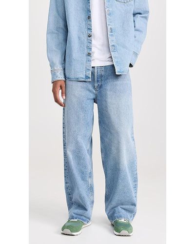 Agolde Low Slung Baggy Jeans - Blue