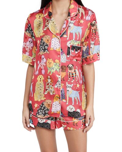 Karen Mabon Fahion Dog Hort Pajama Et - Red