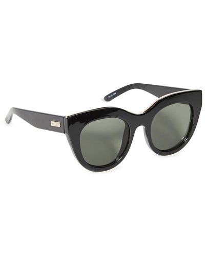 Le Specs Air Heart Sunglasses - Natural