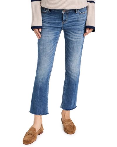 HATCH The Crop Maternity Jeans - Blue