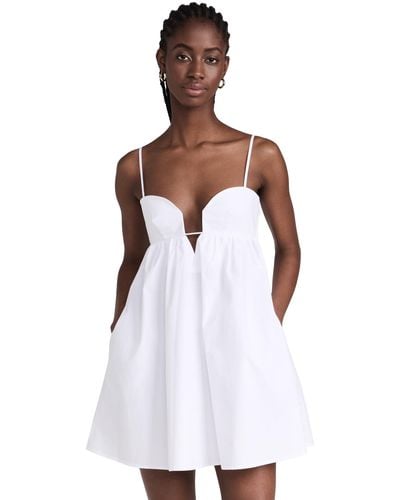 Susana Monaco Popin Square Wire Dress - White