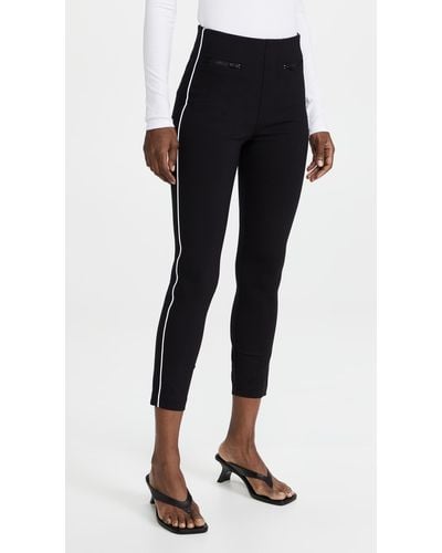 Spanx Ankle Piped Skinny Perfect Pants - Black