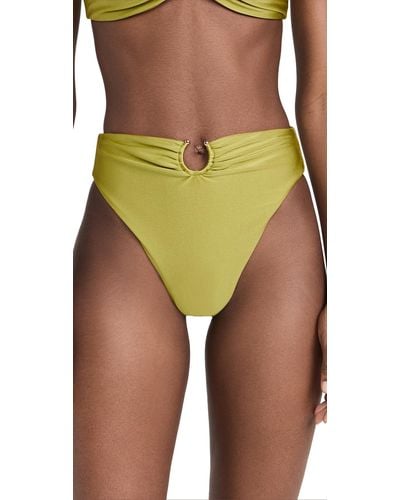 JADE Swim Jade Wim Cami Bikini Bottom Manti Heen - Yellow