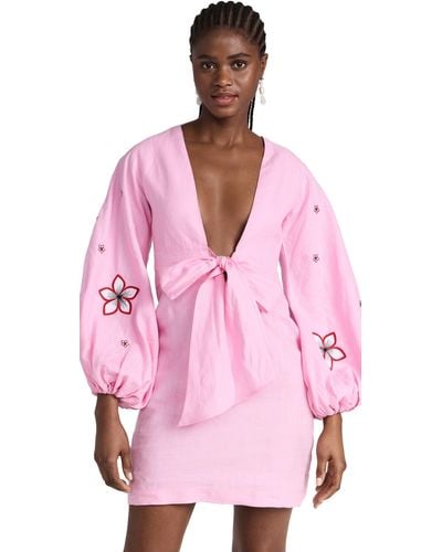 FANM MON Fan On Birsen Dress - Pink