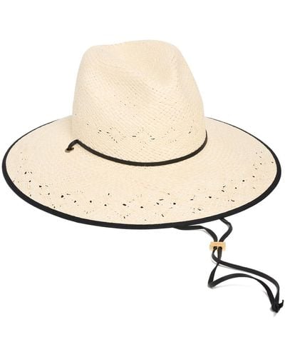 Freya Fiji Straw Hat Natura/back - White