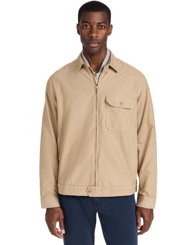 Polo Ralph Lauren Garment Dyed Hirt Jacket Urrey Tan - Natural