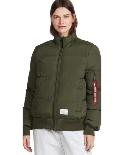 Alpha Industries Apha Indutrie A-1 Quited Fight Jacket - Green